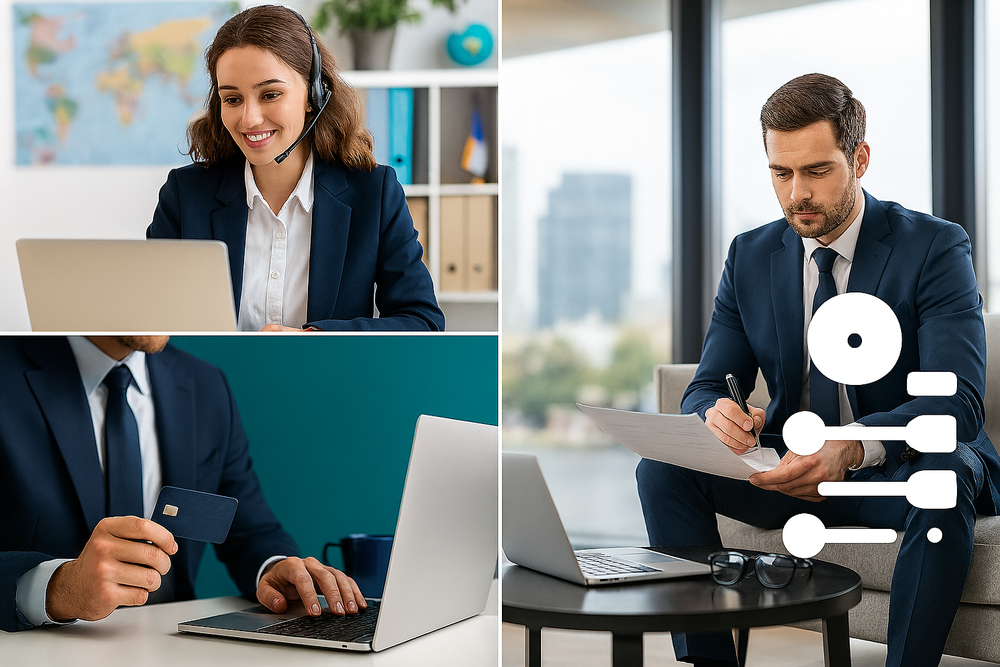 Booking, Payment, Organization